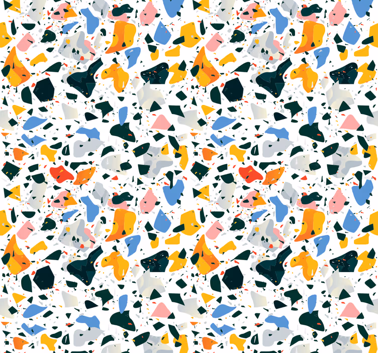 Barevné terazzo Tapeta Ostatní textury - TenStickers