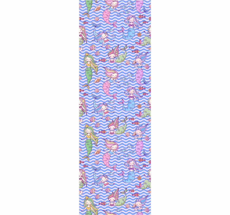Dětské tapeta mořských panen - TenStickers