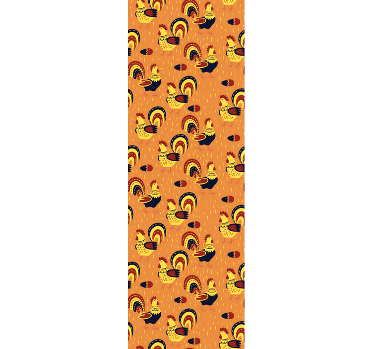 Kohoutí vzor Zvířecí tapeta - TenStickers