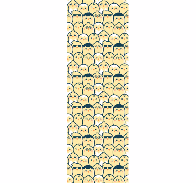 Roztomilý vzor sovy Zvířecí tapeta - TenStickers