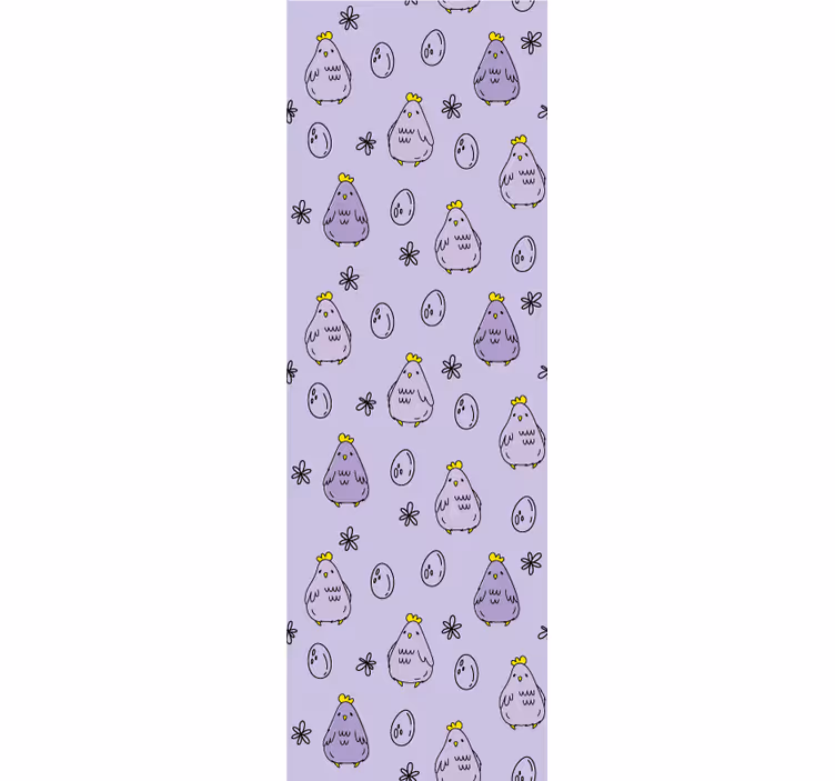 Design kuřecího vzoru Tapeta do dětského pokoje - TenStickers
