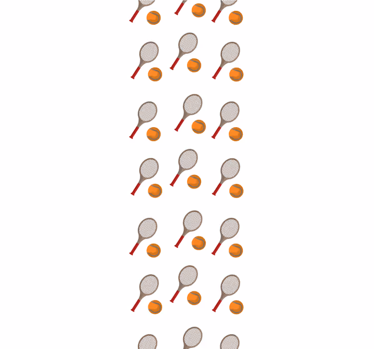 Tapeta pro ložnici teenagera inspirovaná tenisem - TenStickers