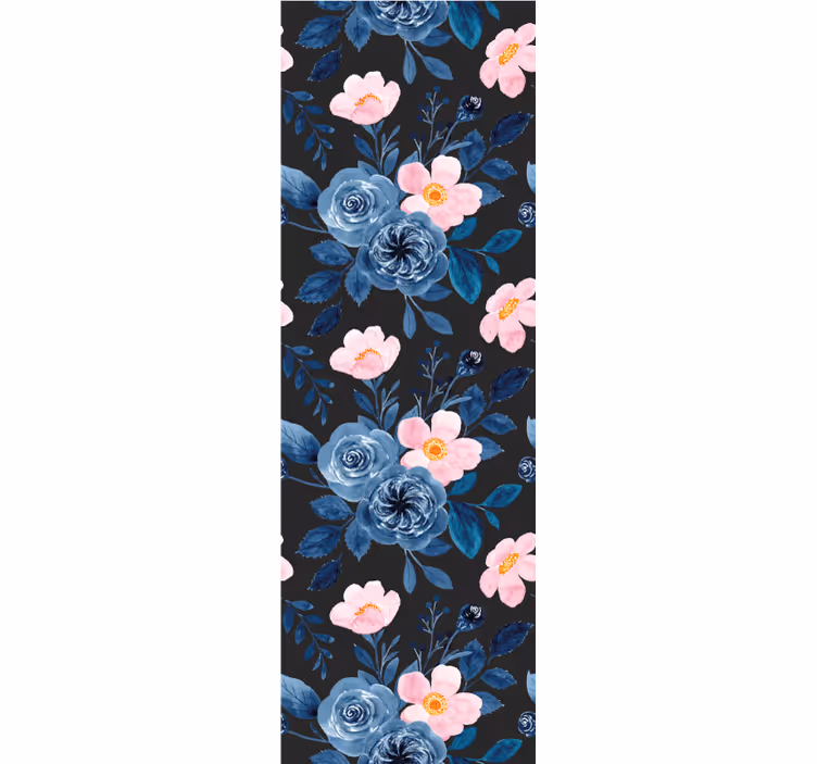 Botanická květinová elegance květinová tapeta - TenStickers