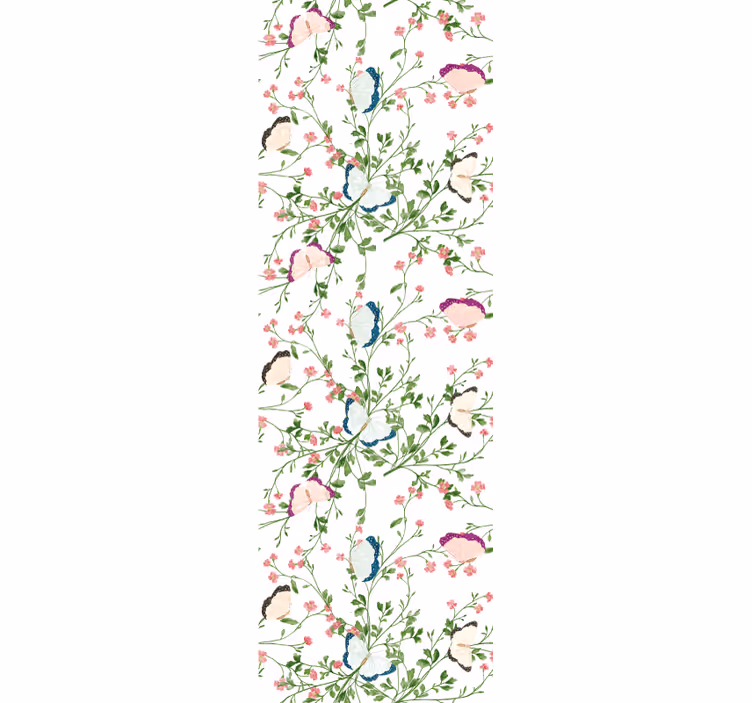 Fantasy akvarel květinové tapeta - TenStickers