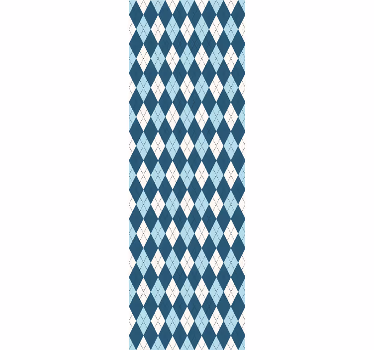 Diamantový harlekýn Geometrická tapeta - TenStickers