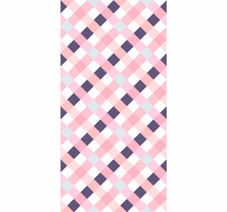 Pastelový argyle vzor Geometrická tapeta - TenStickers