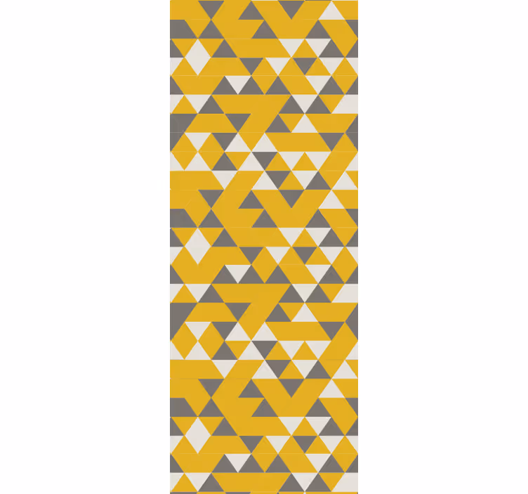 Tapeta na plochu geometrický trojúhelník pantone - TenStickers