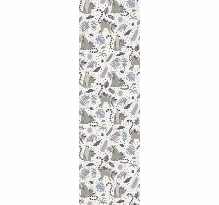 Safari zvířecí vzory Zvířecí tapeta - TenStickers