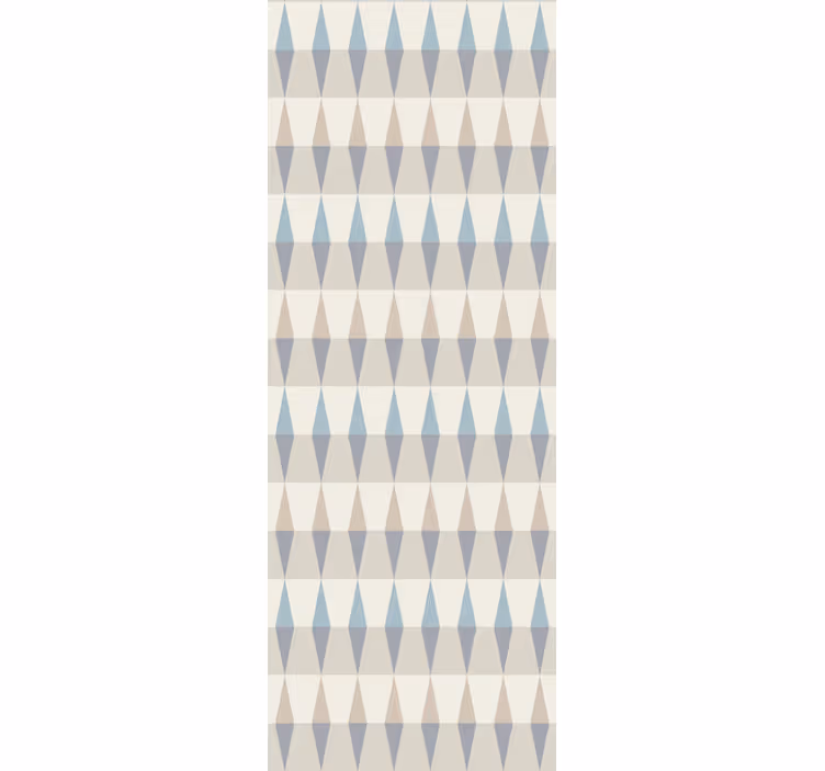 Stylizovaný diamantový vzor Geometrická tapeta - TenStickers