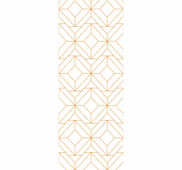 Geometrické kostky Geometrická tapeta - TenStickers