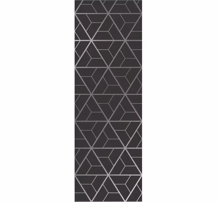 Stříbrný a šedý design tapeta do obývacího pokoje - TenStickers