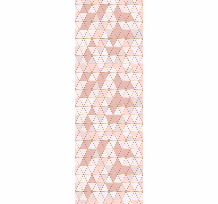 Geometrický trojúhelník Triangles tapeta - TenStickers