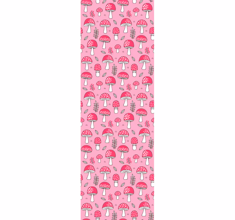 Houbové vzory Umělecká tapeta - TenStickers