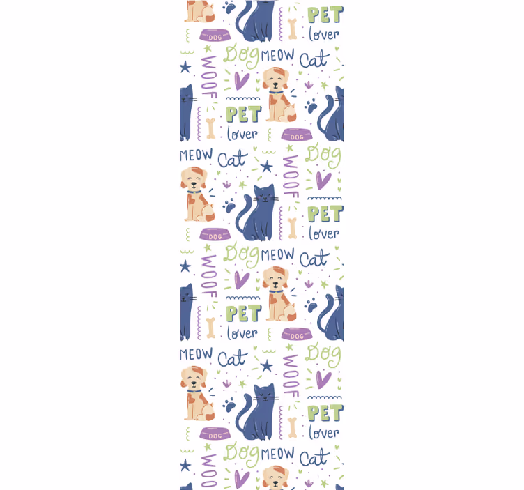 Pet milenec vzor Zvířata tapety - TenStickers