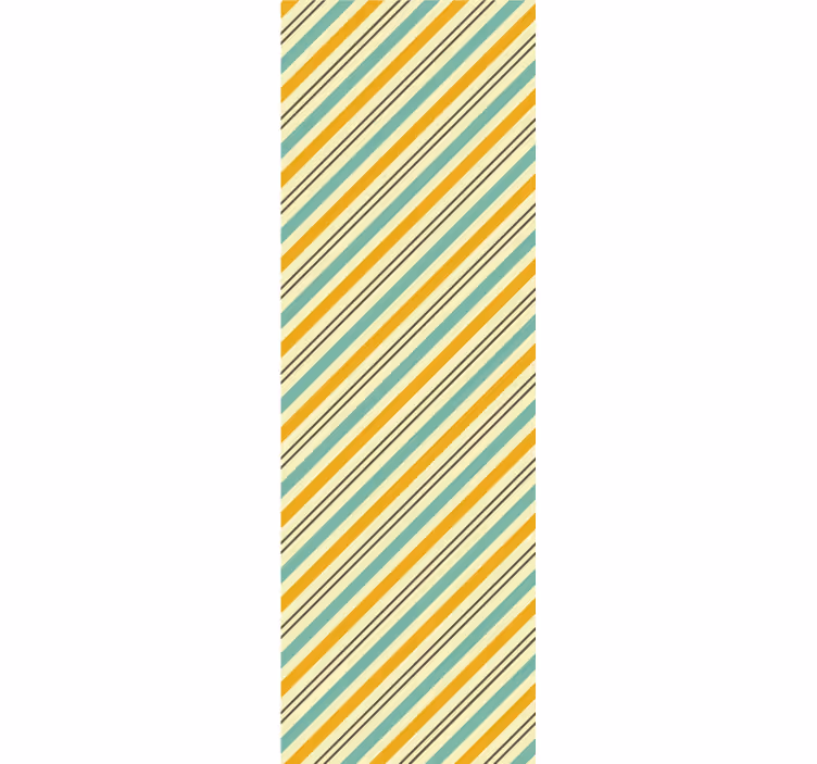 Pruhovaný diagonální vzor Vodorovné pruhy tapeta - TenStickers