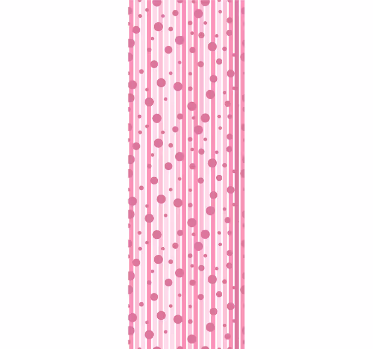 Pruhovaný tečkovaný vzor Tapeta tečka - TenStickers