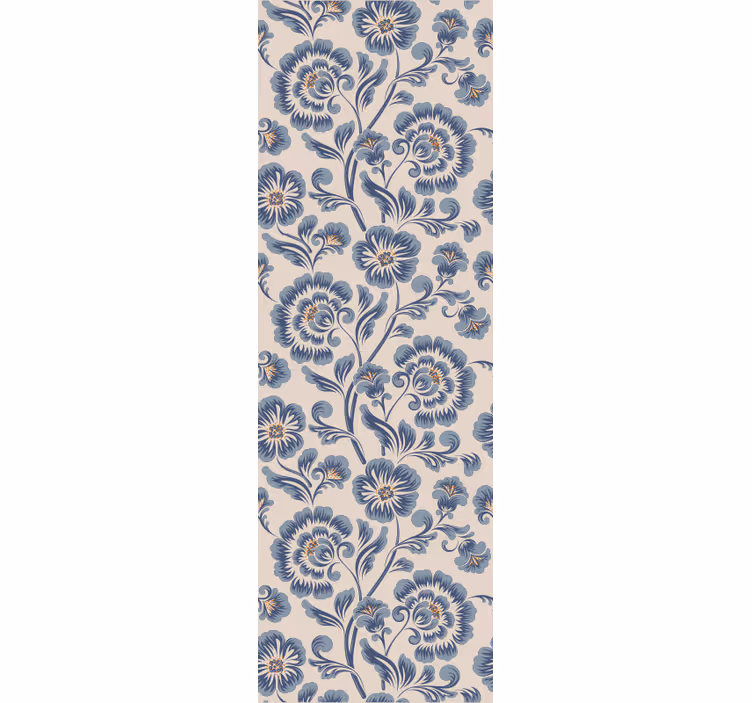 Květinová damašková elegance Květinový ornament tapeta - TenStickers