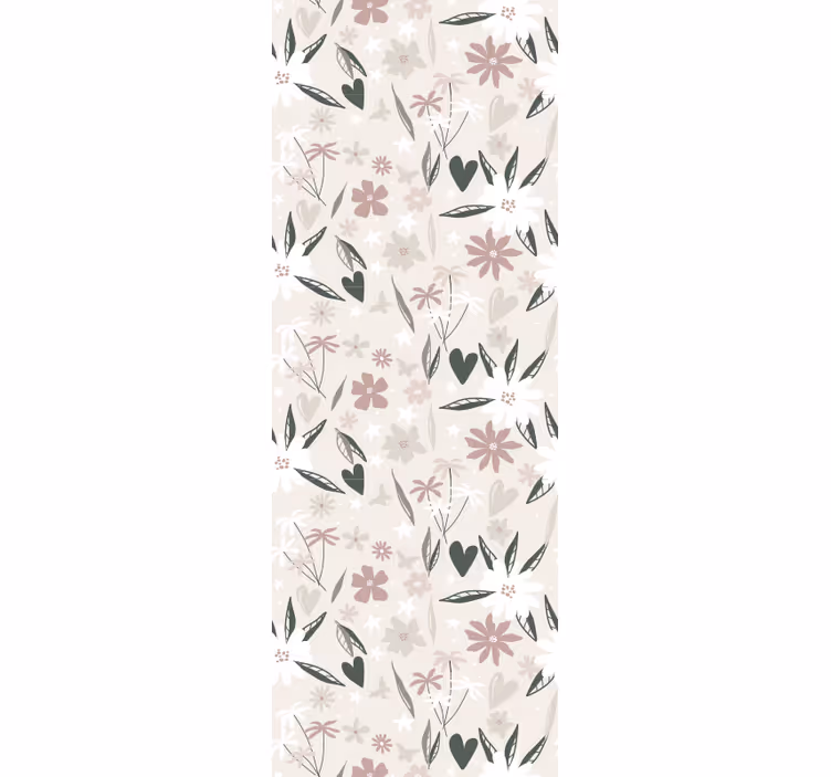 Květinová botanická květinová tapeta - TenStickers