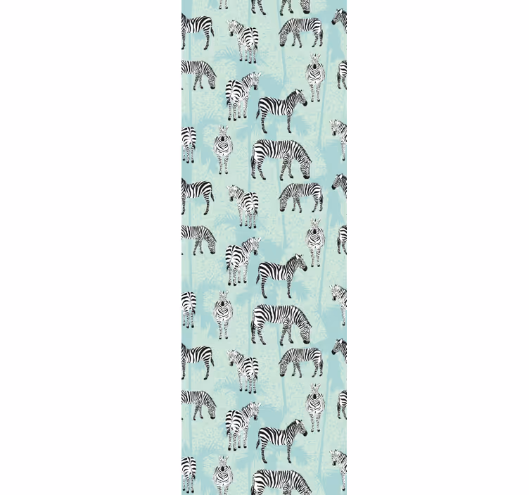Zebří vzory Zebra tapeta - TenStickers