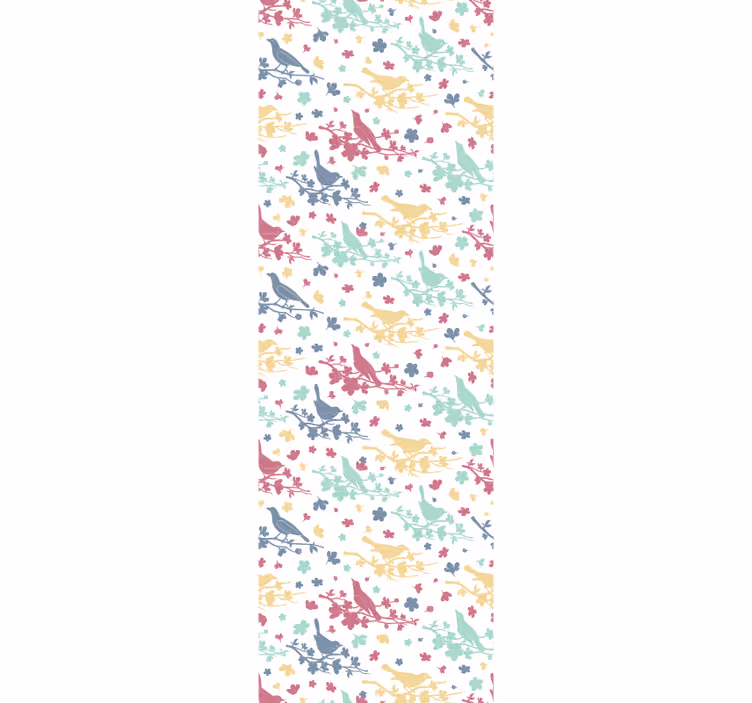 Motiv s ptačím vzorem Ptáci tapeta - TenStickers