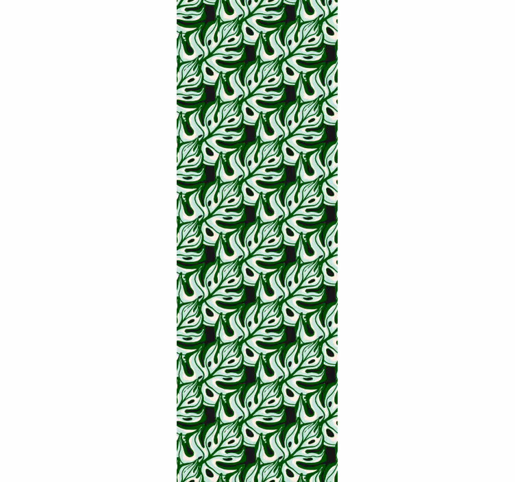 Listově zelený motiv Dopisní tapeta - TenStickers