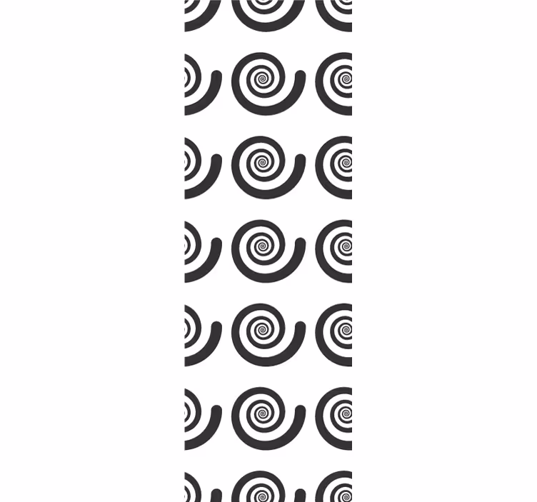 Spirálový vzor Geometrická tapeta - TenStickers