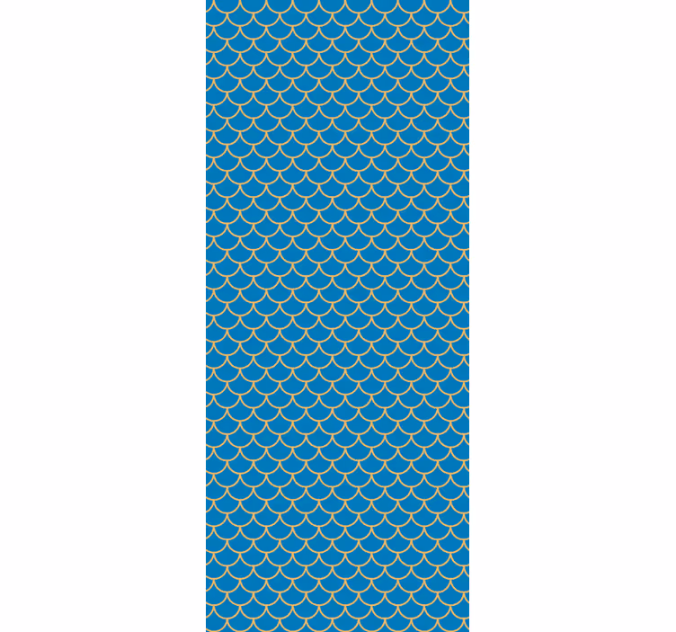 Geometrická měřítka Geometrická tapeta - TenStickers