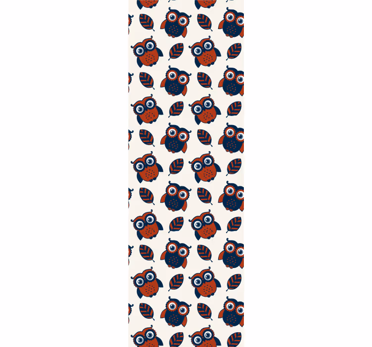 Design vzoru sovy Zvířecí tapeta - TenStickers