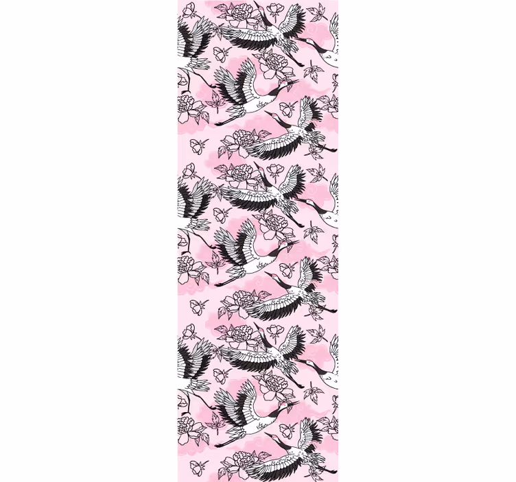 Motýl let vzor Zvířecí tapeta - TenStickers