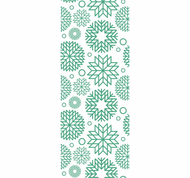 Geometrické květy Geometrická tapeta - TenStickers