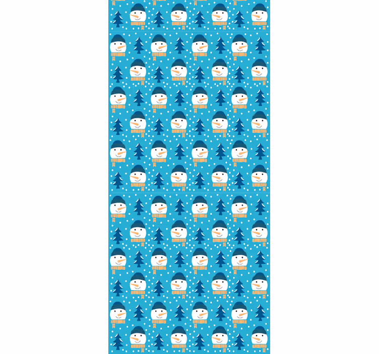 Severská sněhová krajina Severská tapeta - TenStickers