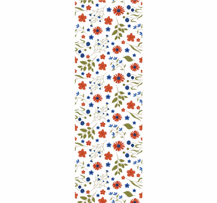 Detail květinového motivu květinová tapeta - TenStickers