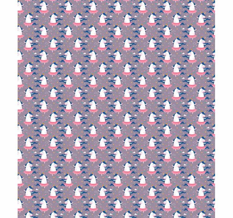 Mýtických jednorožců školka tapeta - TenStickers