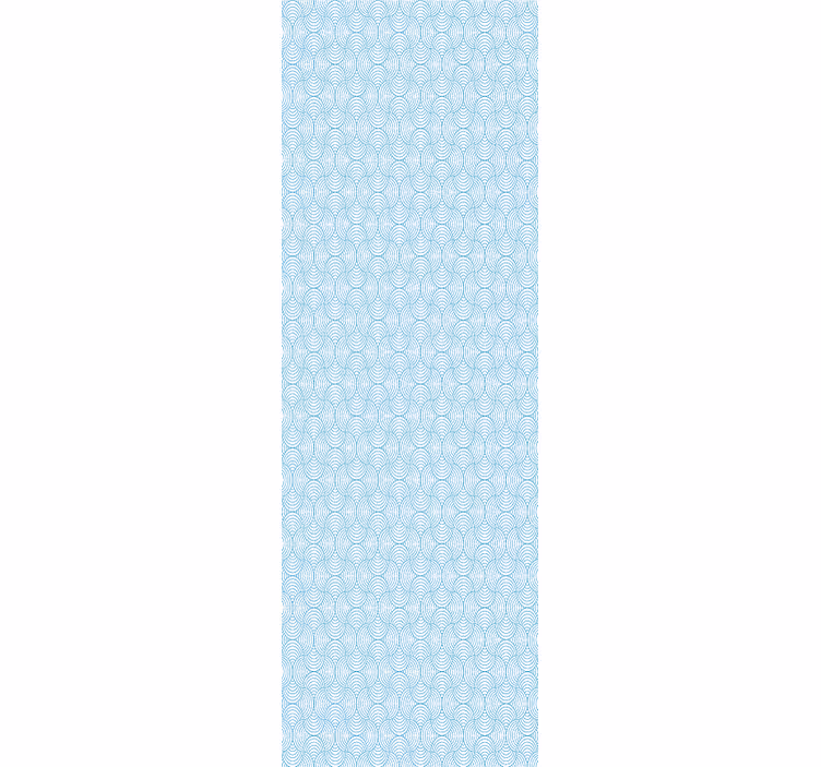 Vzor vln Geometrická tapeta - TenStickers