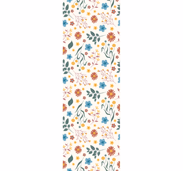 Botanický rozkvět květinová tapeta - TenStickers