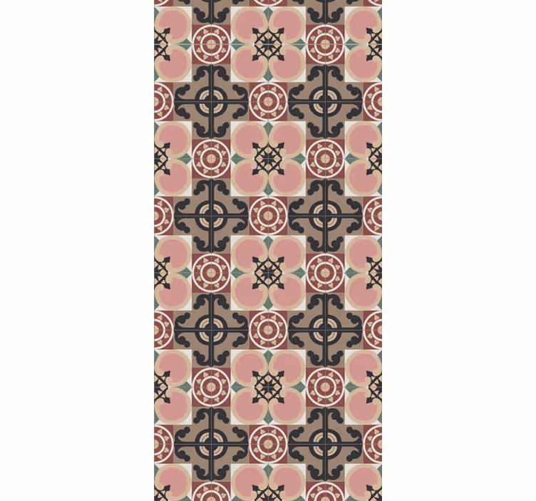 Složitý geometrický design Ozdobná tapeta - TenStickers