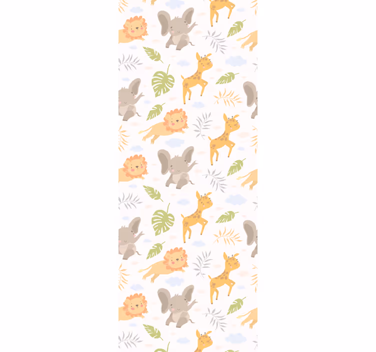 Charismatická fauna Zvířecí tapeta - TenStickers