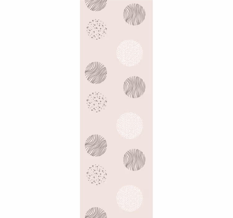 Motiv kruhového vzoru Geometrická tapeta - TenStickers