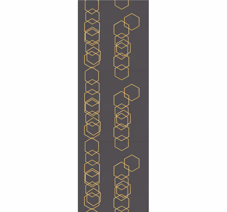 Geometrický lineární design Geometrická tapeta - TenStickers