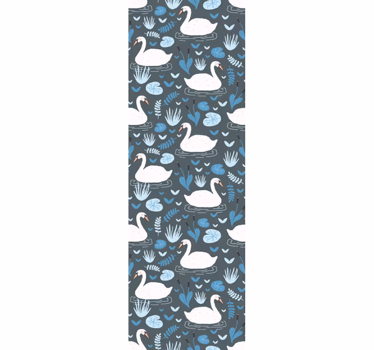 Motiv labutího jezera Ptáci tapeta - TenStickers