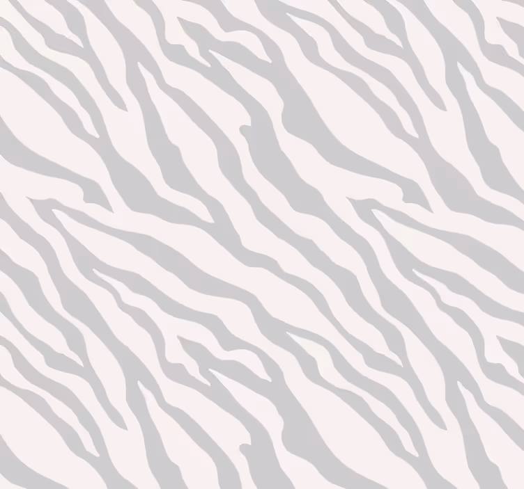 Světle šedá zebra vzor obývací pokoj tapeta - TenStickers
