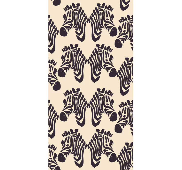 Design vzoru zebry Zebra tapeta - TenStickers
