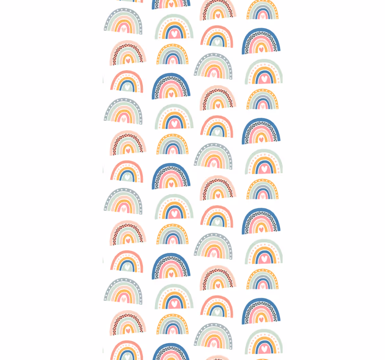Barevné duhové dětské tapeta - TenStickers