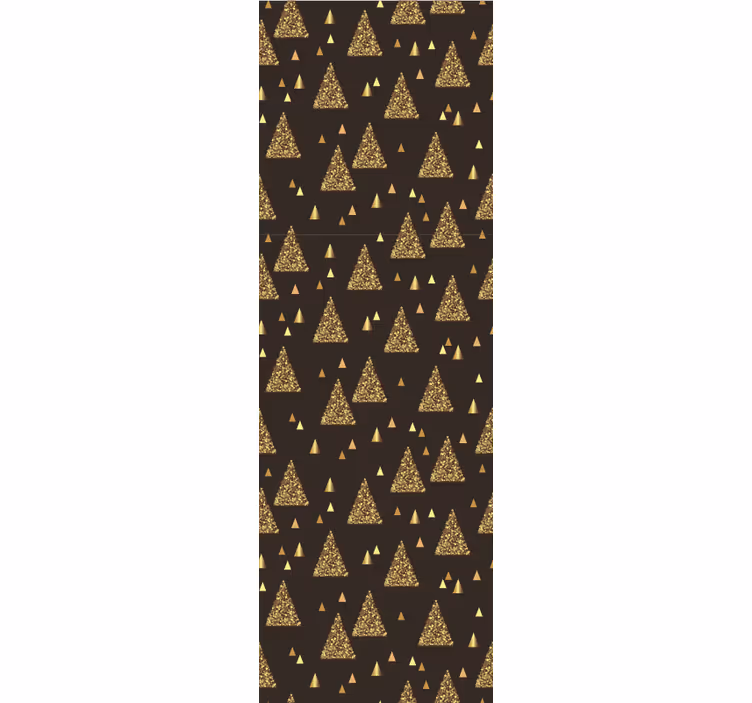 Motiv zlatého trojúhelníku Geometrické tapety - TenStickers
