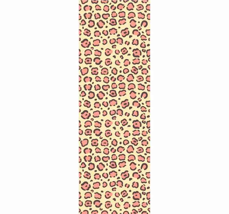 Motiv s leopardím vzorem Zkontrolovaná tapeta - TenStickers