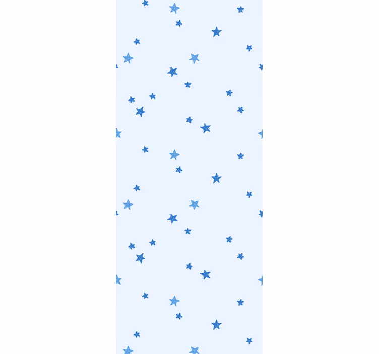 Pastelové barvy modré hvězdy ložnice tapeta - TenStickers