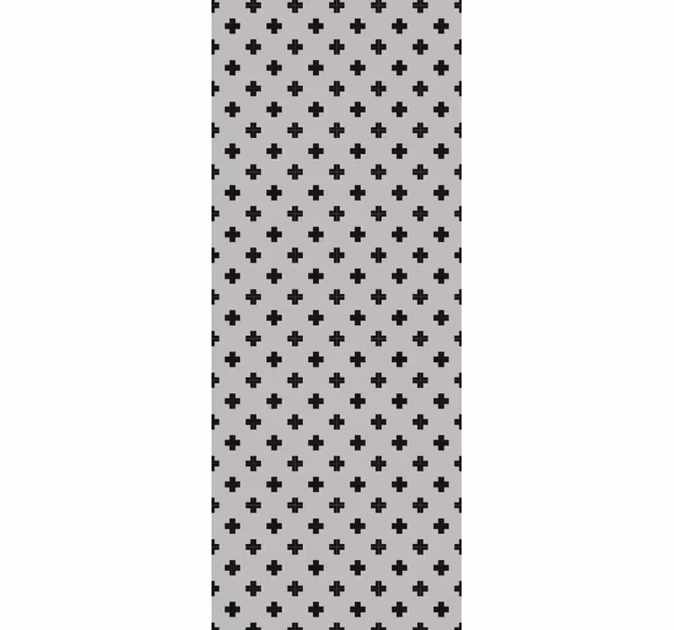 Křížový vzor Geometrické tapety - TenStickers
