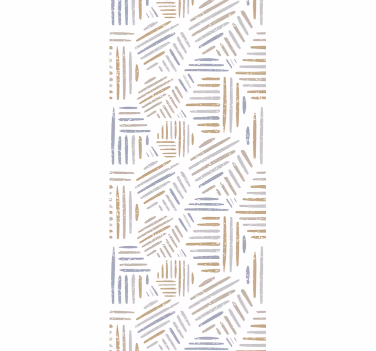 Abstraktní lineární vzor Geometrická tapeta - TenStickers