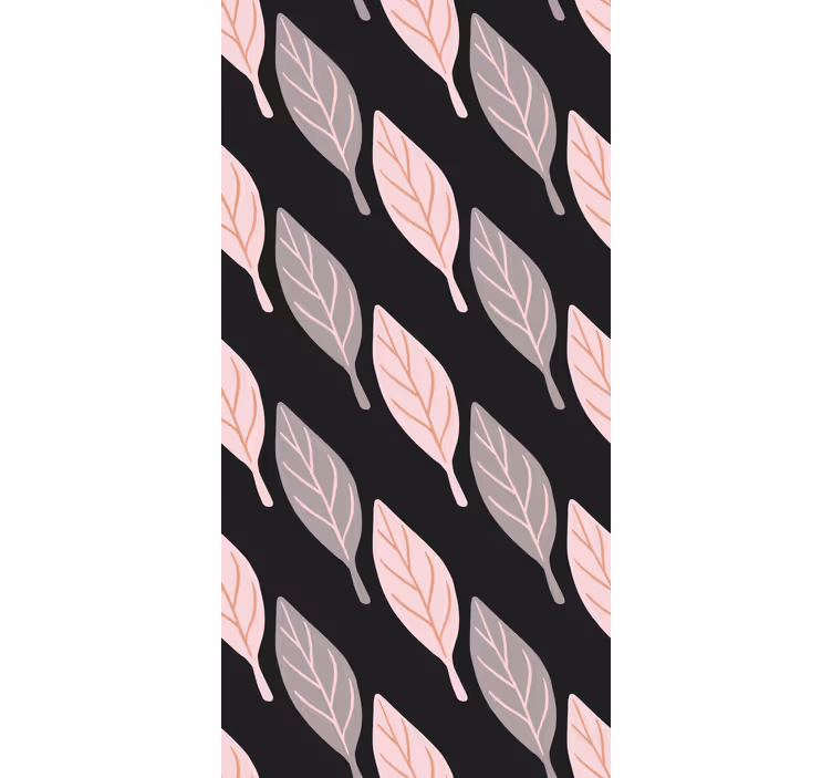 Elegantní vzor listů Dopisní tapeta - TenStickers