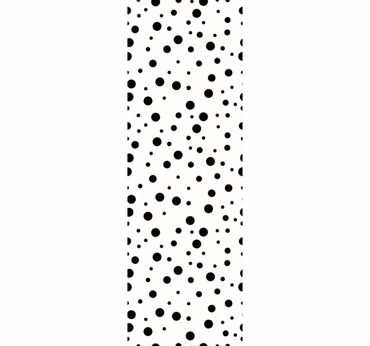 černý puntíkovaný pozadí děti tapeta - TenStickers